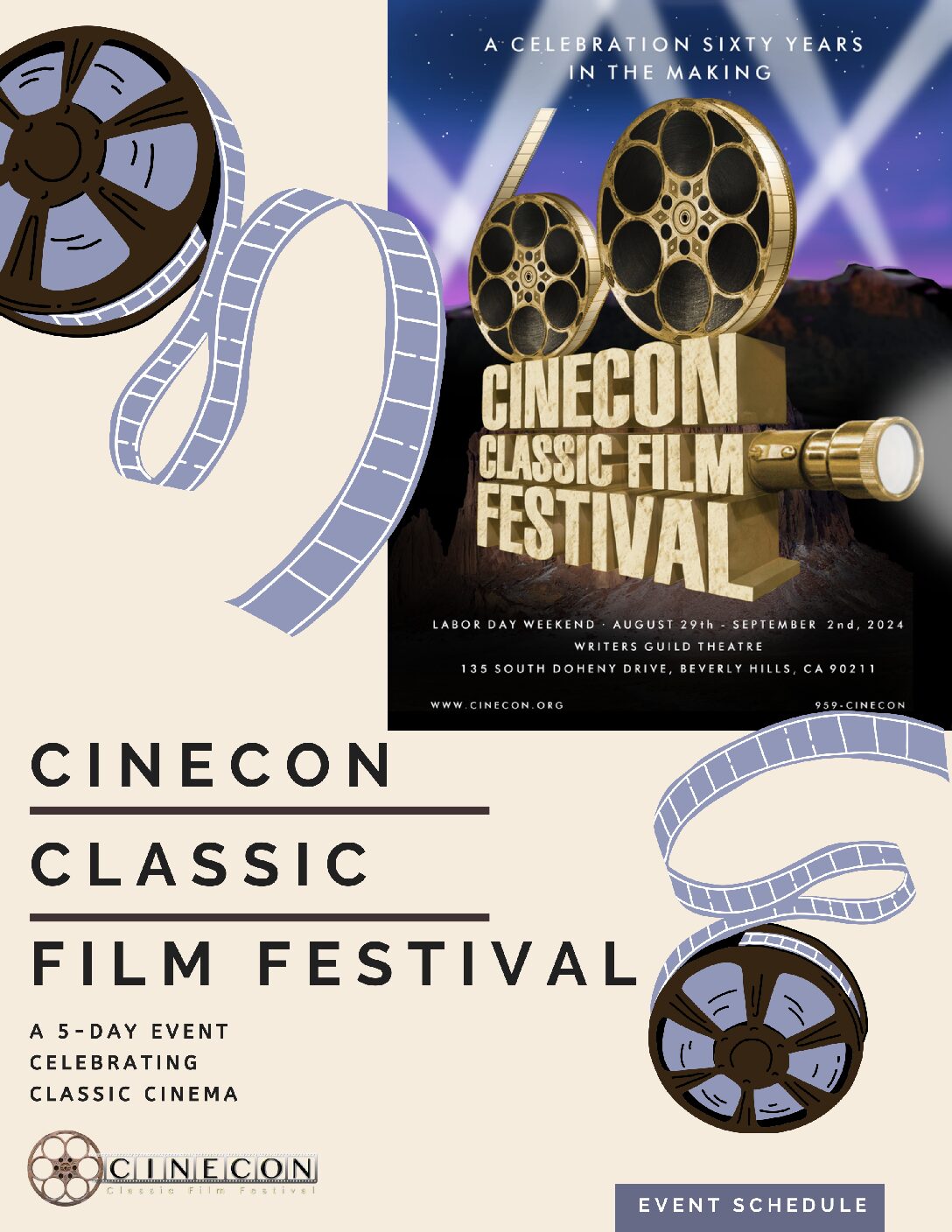 Program cover for Cinecon 59